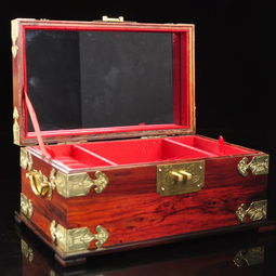 老撾大紅酸枝珠寶箱 融合工藝與實用的室內外裝飾精品